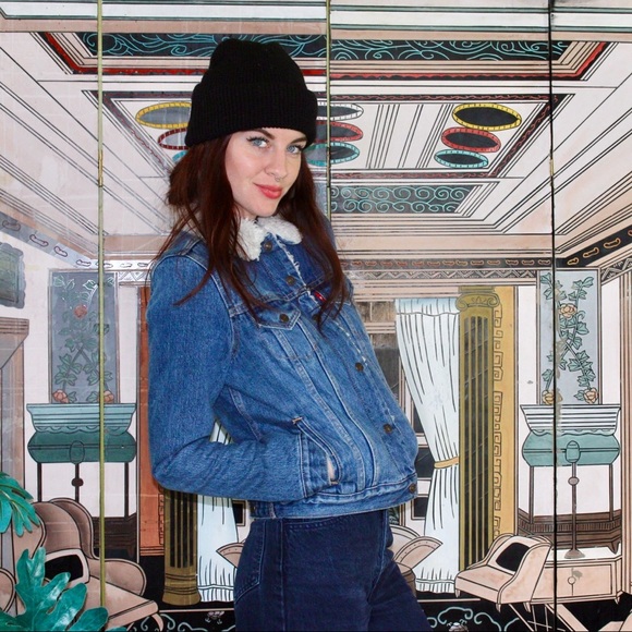 Levi’s Original Trucker Sherpa-lined Denim Jacket.